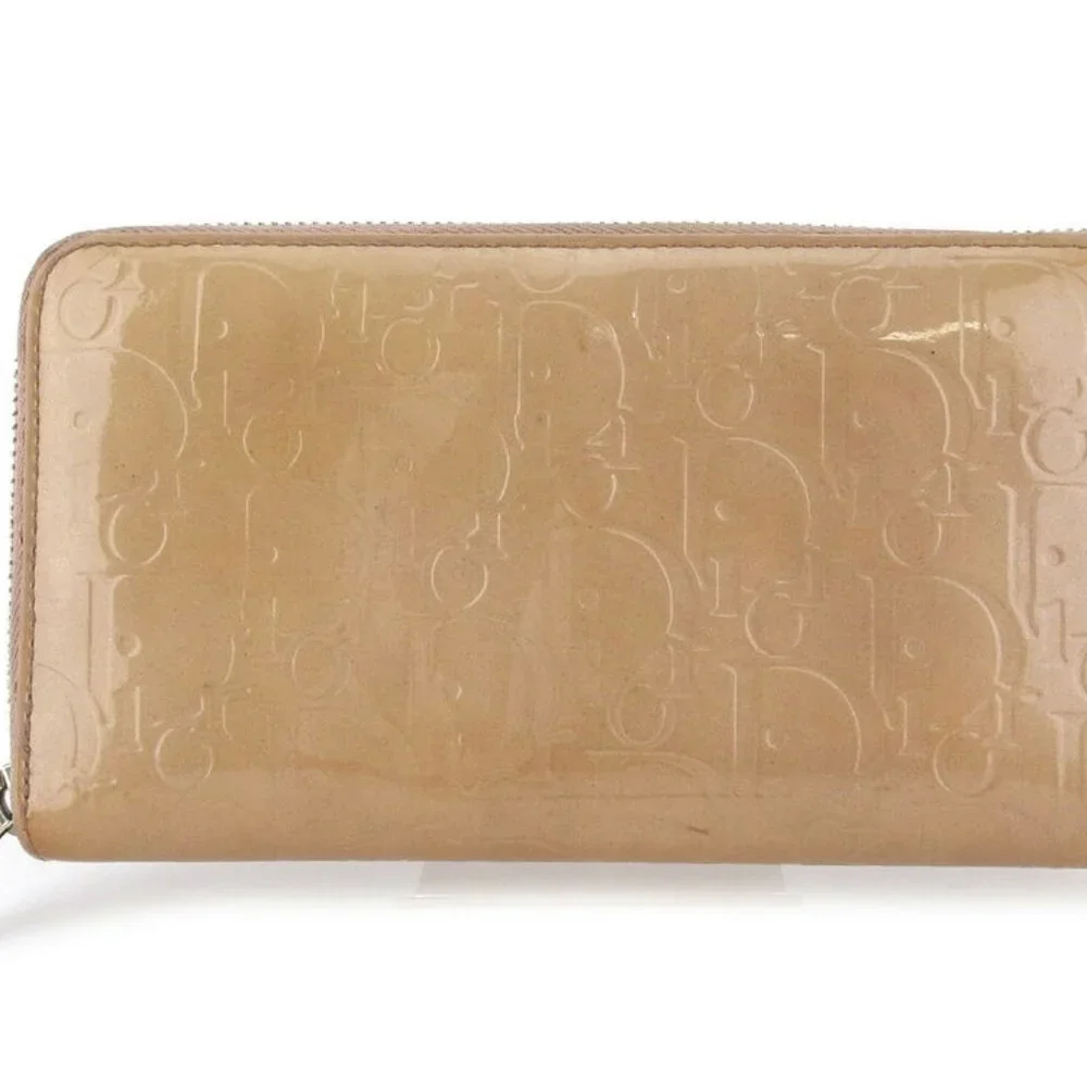 Dior wallet Ultimate enamel leather Authentic used